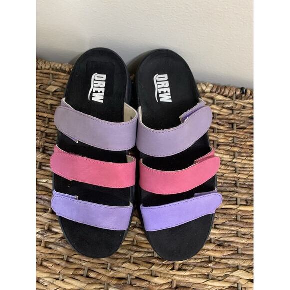 Sawyer Sandals Drew 6.5 M Pink Purple Lavender Colorful Princess Retails $160 - Picture 8 of 9